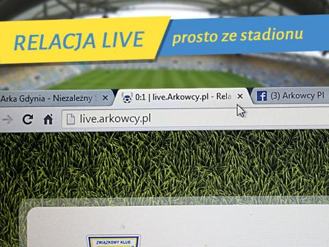 Relacja LIVE z meczu Arka Gdynia - Sandecja Nowy Sącz